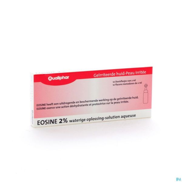 Eosine 2% Qualiphar Monodosissen Amp 10x2ml