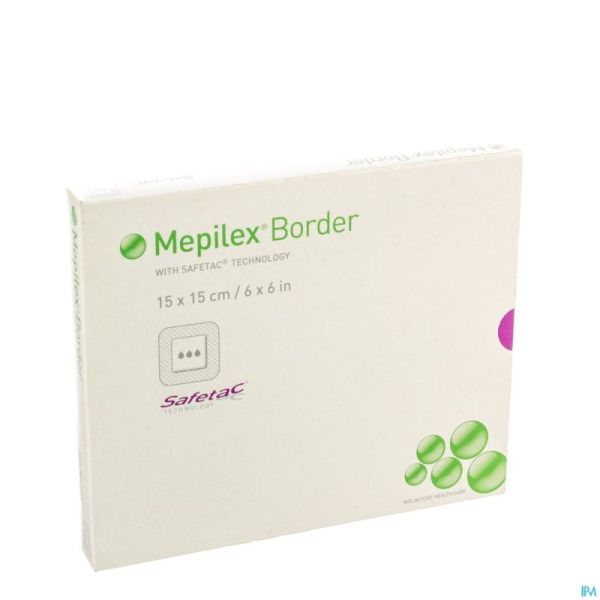 Mepilex Border Sil Adh Ster Nf 15,0x15,0 5 295400