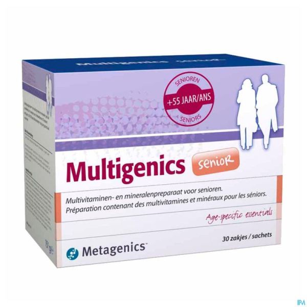 Multigenics Senior Pdr Sach 30 7287 Metagenics