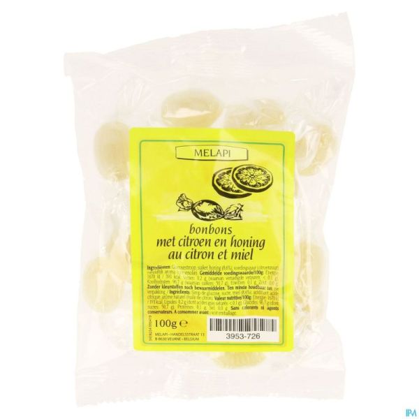 Melapi Bonbons Citron Miel 100g Revogan
