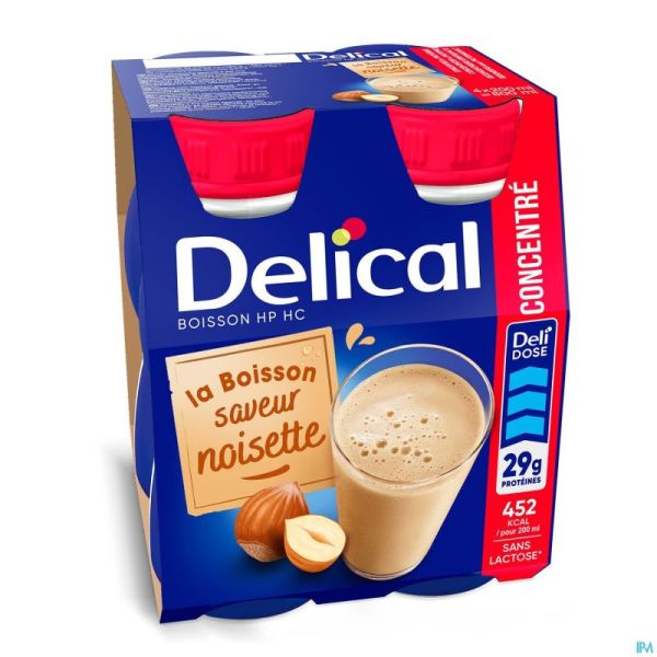 Delical CONCENTRE Noisette (4x200ml)