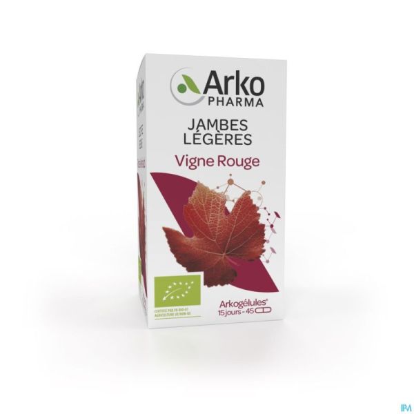 Arkogelules Vigne Rouge Bio Caps 45 Nf