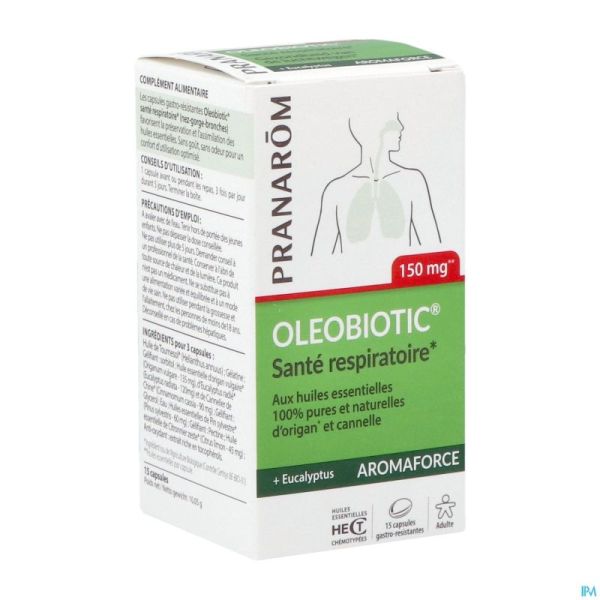 Pranarom Aromaforce Oleobiotic Caps 15