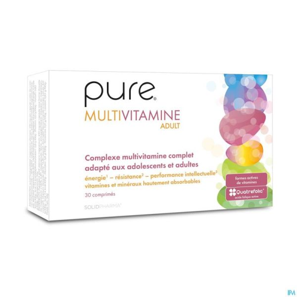 Pure Multivitamine Adult Comp 30