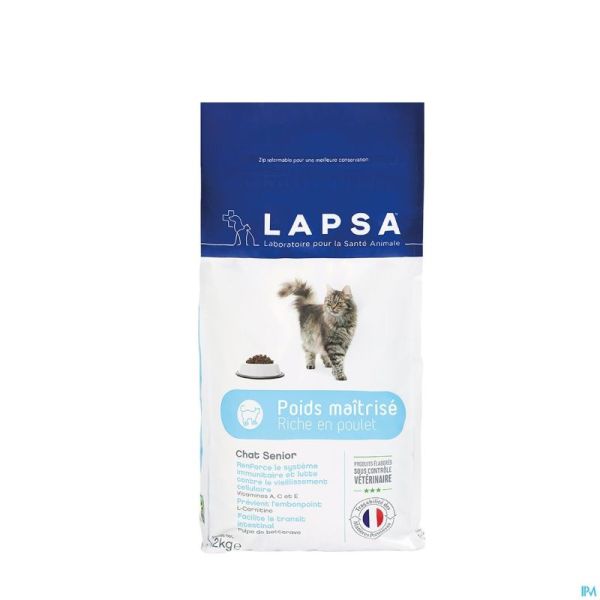 Lapsa Onp Chat Adulte Poids Maitrise Tte Race 2kg