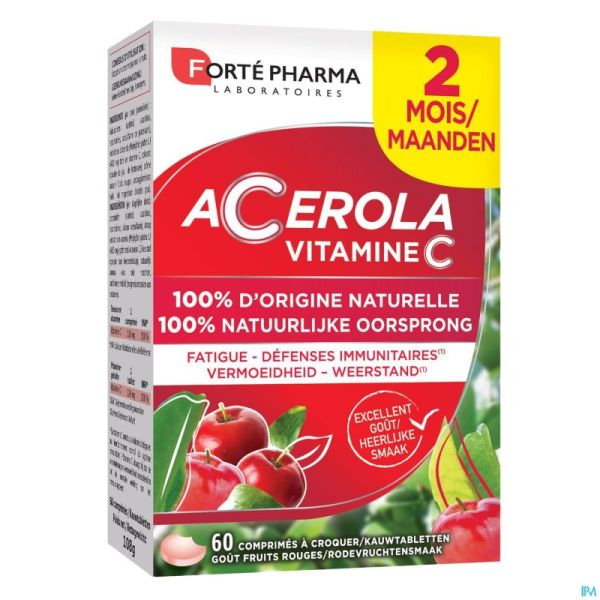 Energie Acerola 35% Gratuit Comp A Croquer 60
