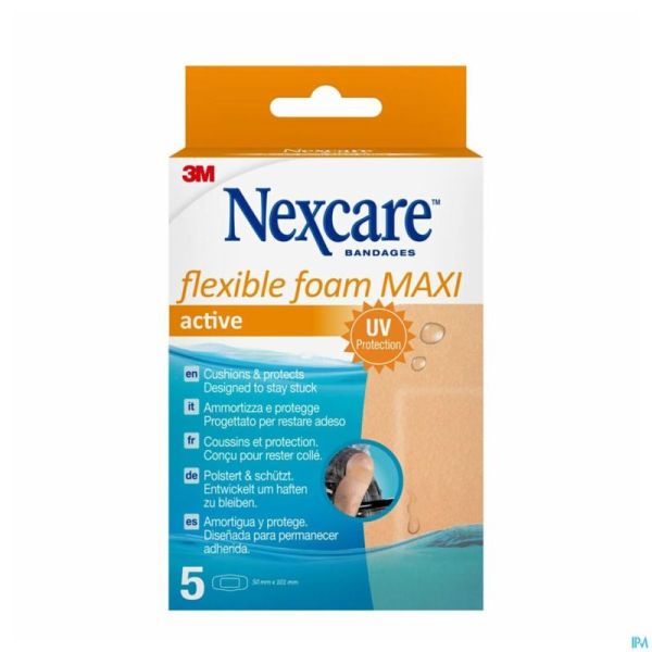 Nexcare 3m Flexible Foam Maxi Active 5
