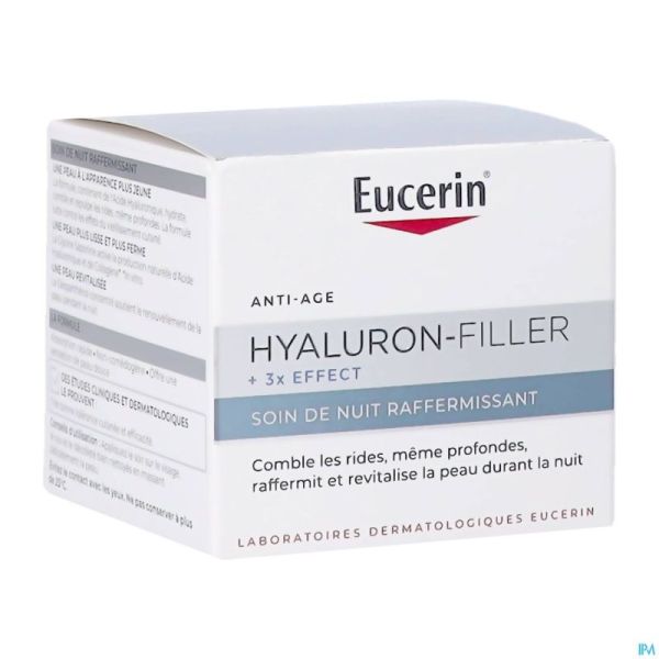 Eucerin Hyaluron Filler X3 Eff.soin Nuit Raff.50ml