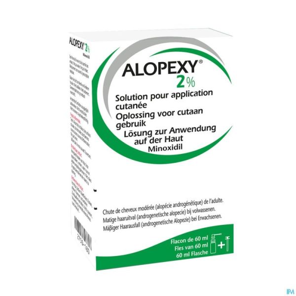 Alopexy 2 % Liquid Fl Pipette/spray 1x60ml