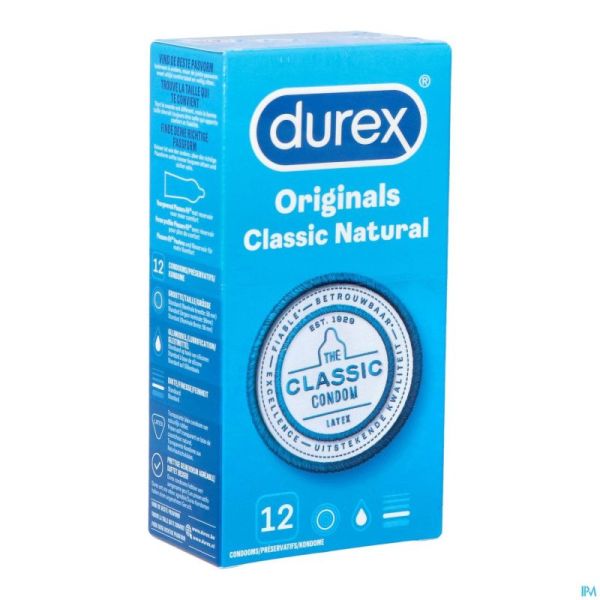 Durex Classic Preservatifs 12