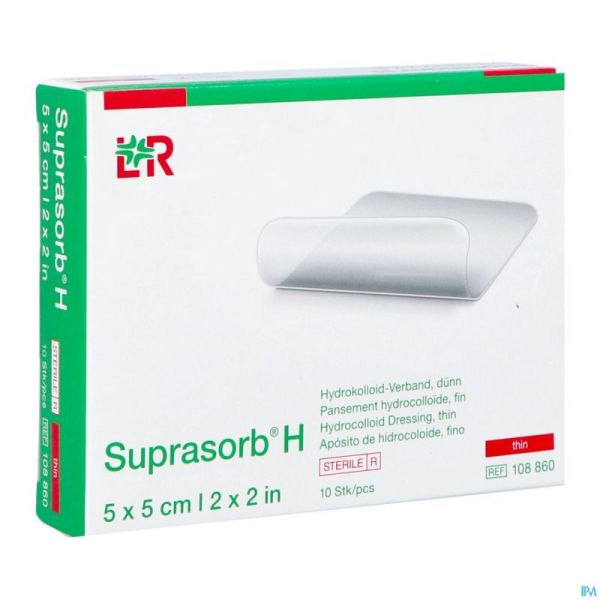 Suprasorb H Hydrocol. Fin 5x 5cm 10 108860