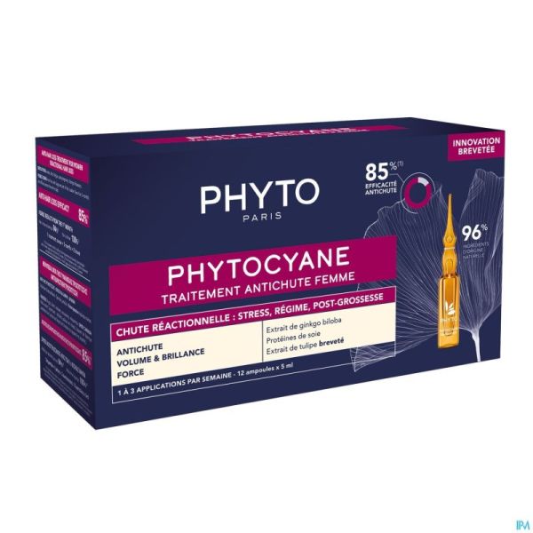 Phytocyane Traitement Chute Reactionnel. Amp12x5ml
