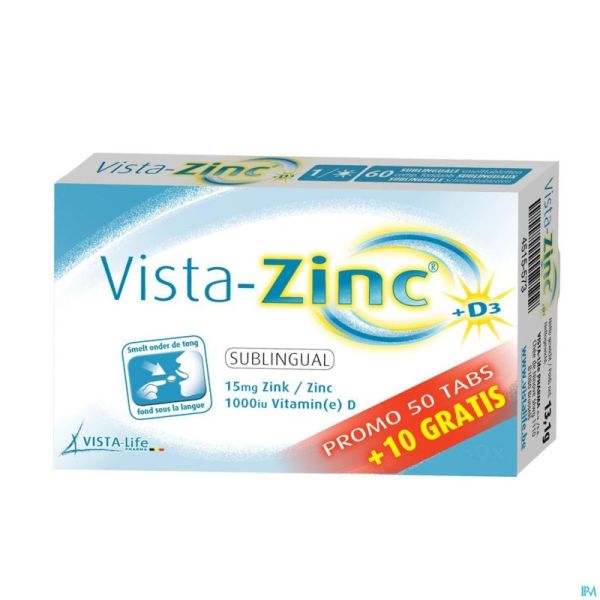 Vista Zinc Comp Fondant 50 + 10 Gratis