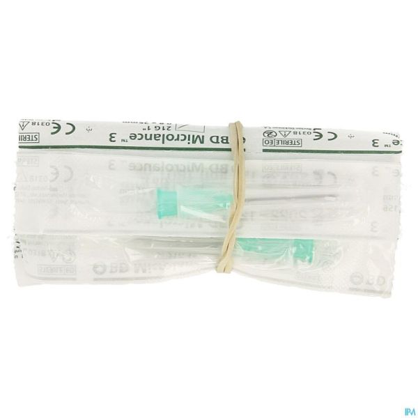 Bd Microlance 3 Aig.21g 1 Rb 0,8x25mm Vert 10