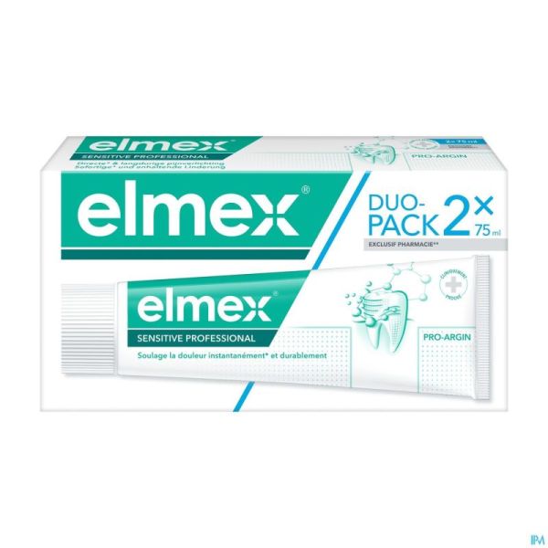 DENTIFRICE ELMEX® SENSITIVE PROFESSIONAL TUBE 2x75ML -1.50€