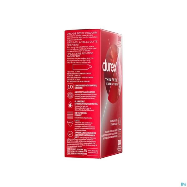Durex Thin Feel Extra Thin Preservatifs 10