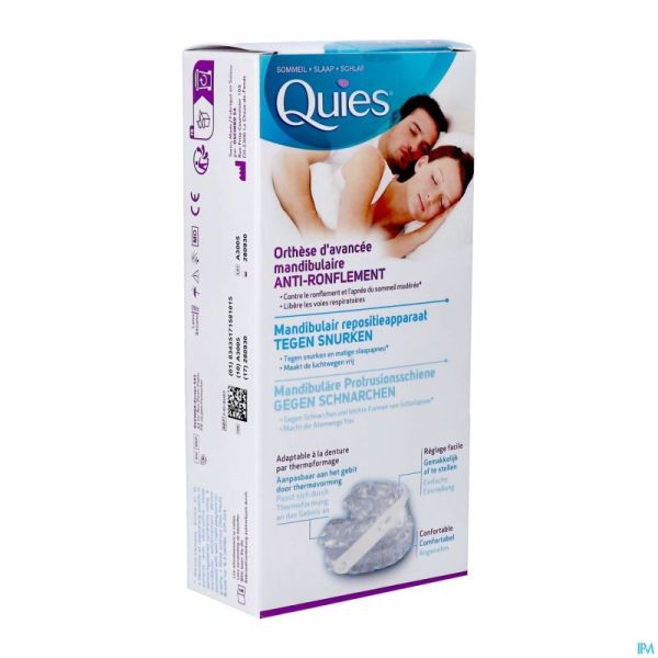 Quies Orthese Avancee Mandibulaire A/ronflement