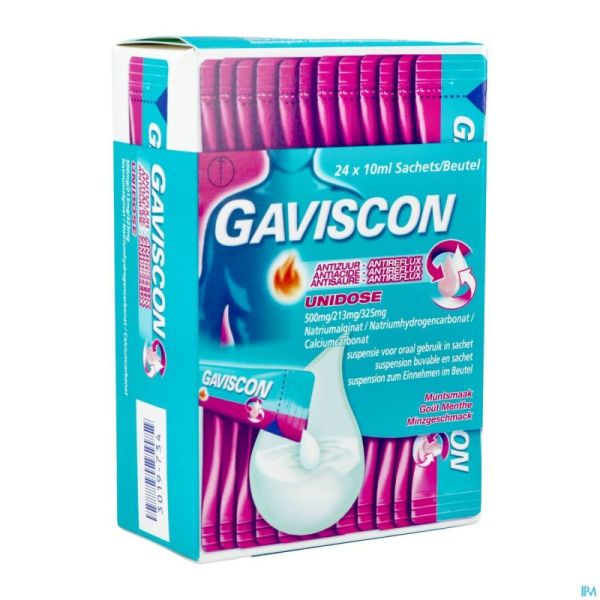 Gaviscon Antireflux Antiacide Susp Buv. Sach 24