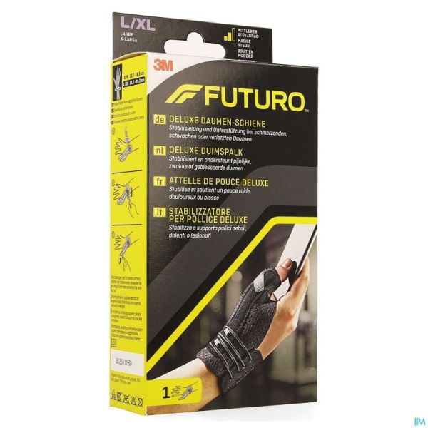 Futuro Attelle Pouce Deluxe Noir l-xl 16,5-20,3cm