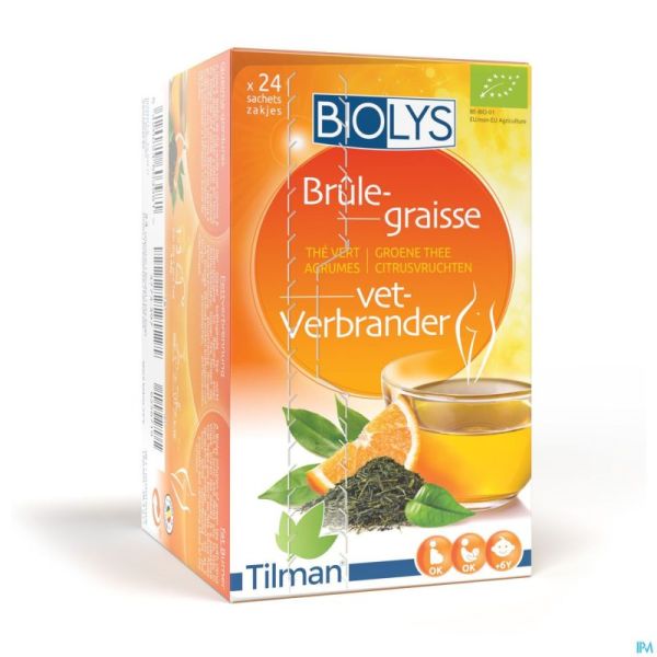 Biolys The Vert Agrumes Sach 24