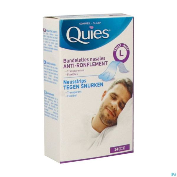 Quies A/ronflement Bandelette Nasale l 24