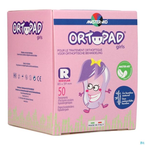 Ortopad Regular For Girls Compresse Ocul. 50 73224