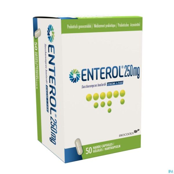 Enterol 250mg Caps Harde Dur 50 X 250mg