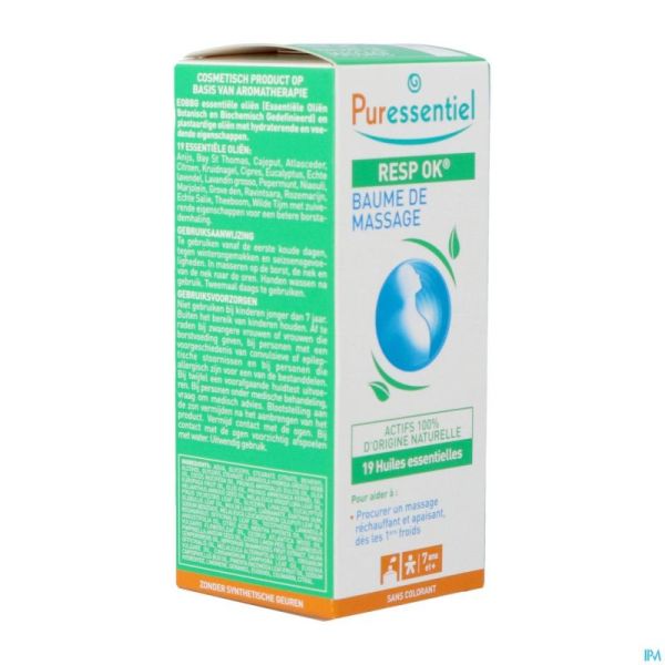 Puressentiel Respiratoire Baume 19 Hle Ess 50ml