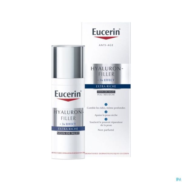 Eucerin Hyaluron Filler Extra Riche Soin Nuit 50ml
