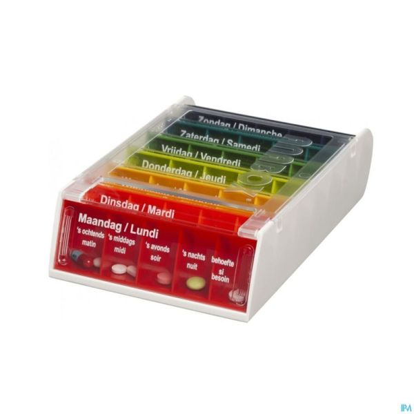 Anabox Pilulier 7 Jours Rainbow