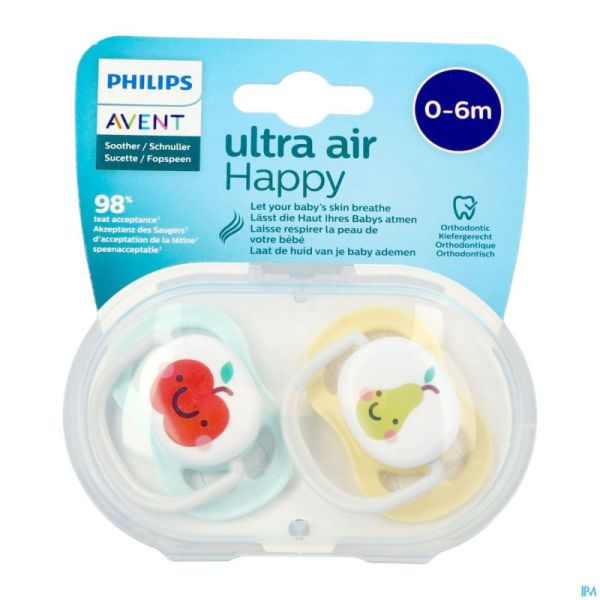 Philips Avent Sucette +0m Air Pomme 2