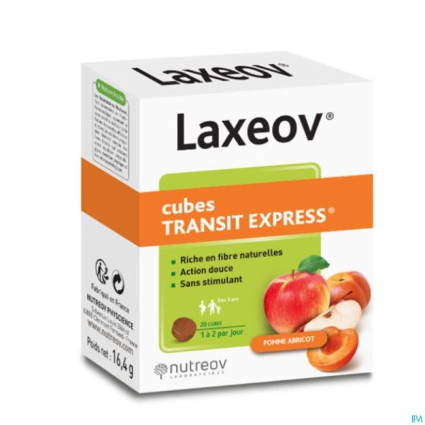 Laxeov Pomme-abricot Palet 20x10g