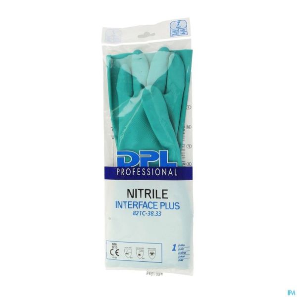 Nitrile Interface Plus Gants M 1paire