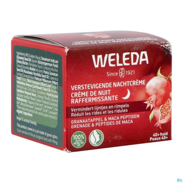 Weleda Creme Nuit Raffermissante Grenade&maca 40ml