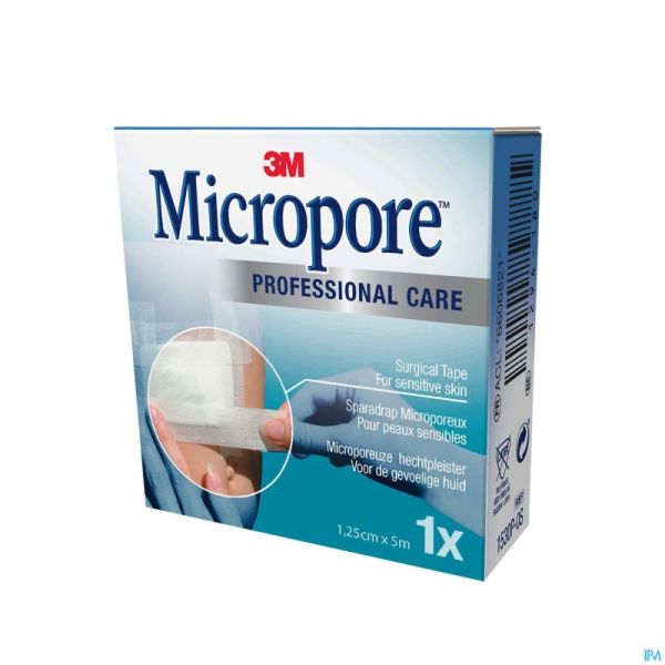 Micropore 3m tape    12,5mmx5m rouleau 1 1530p-0s