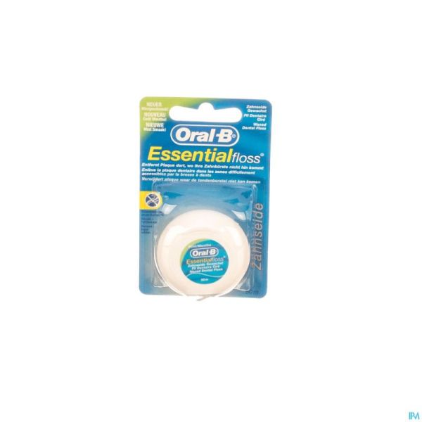 Oral-b Floss Esssential Floss Mint Waxed 50m