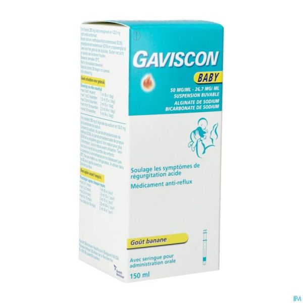 Gaviscon Baby Suspension Buvable 150ml