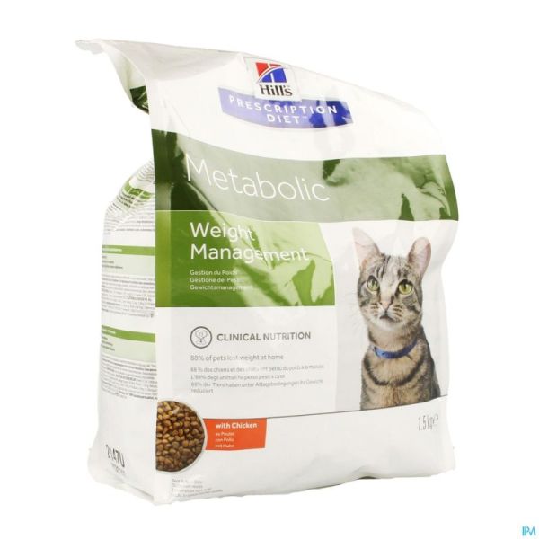 Prescription Diet Feline Metabolic Poulet 1,5kg