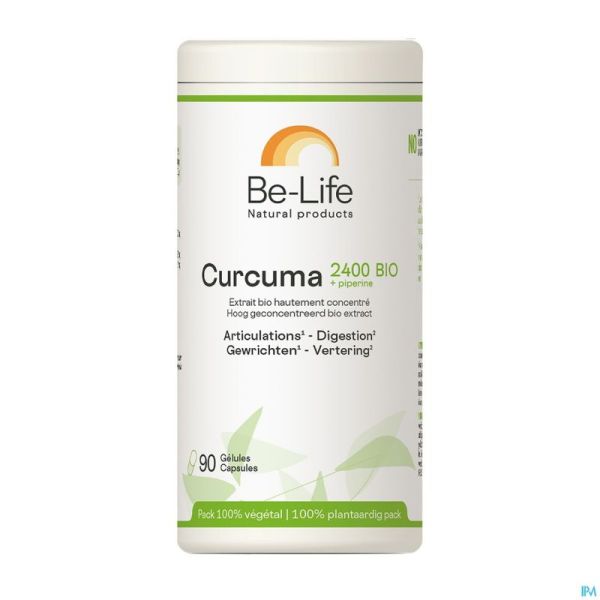 Curcuma 2400 + Piperine Be Life Pot Caps 90