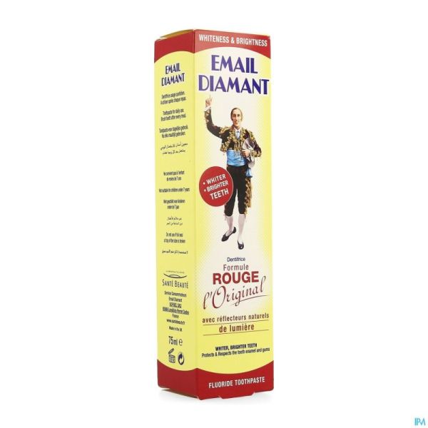 Email Diamant Dentirice Formule Rouge 75ml