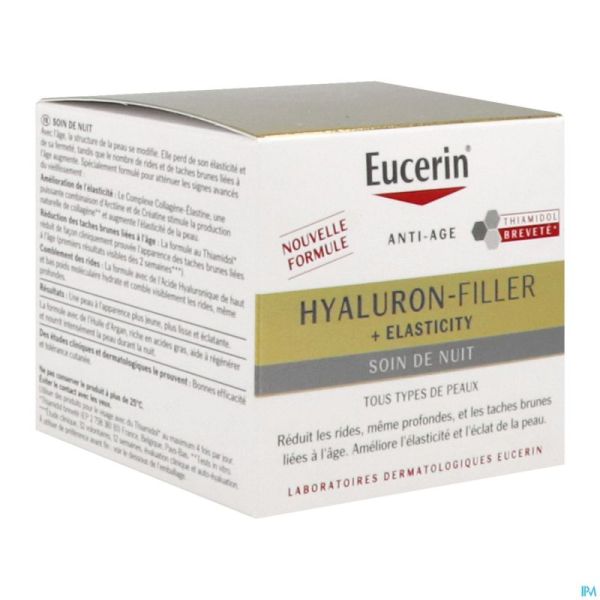 Eucerin Hyaluron Filler+elast. Soin Nuit 50ml
