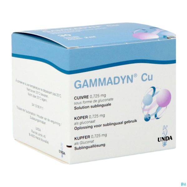 Gammadyn Amp 30 X 2ml Cu Unda