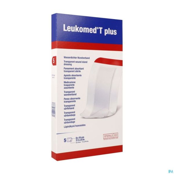 Leukomed T Plus Pans Steril 8,0cmx15cm 5 7238208