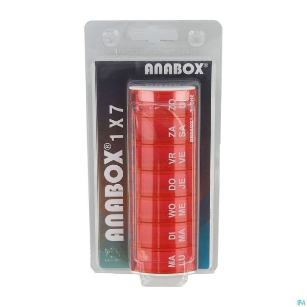 Anabox Pilulier Semaine Rose