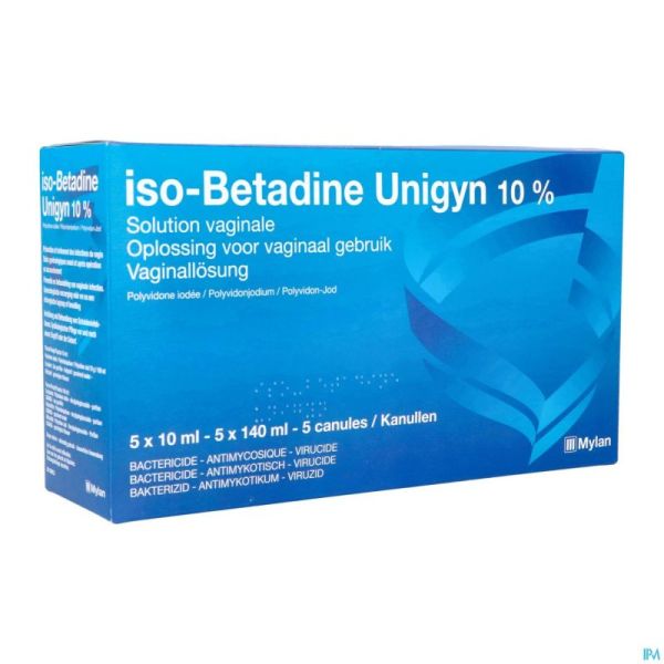 Iso Betadine Unigy 10% Sol Vaginale Fl 5x10ml Nf
