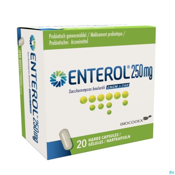 Enterol 250mg Caps Harde Dur 20 X 250mg