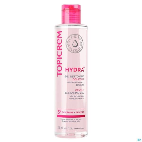 Topicrem Hydra+ Gel Nett Corps-cheveux Fl 200ml