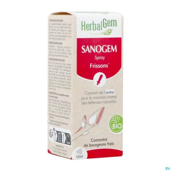 Herbalgem Sanogem Spray Bio 15ml