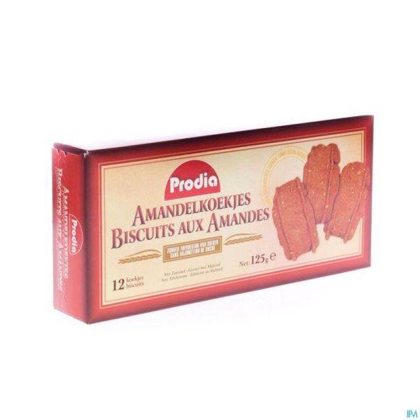 Prodia Biscuit Amand+edulc. Malt.125g 6008 Revogan