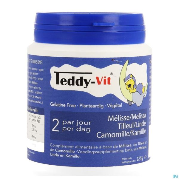 Teddy Vit Melisse+tilleur+camomille Gomme Ours 50